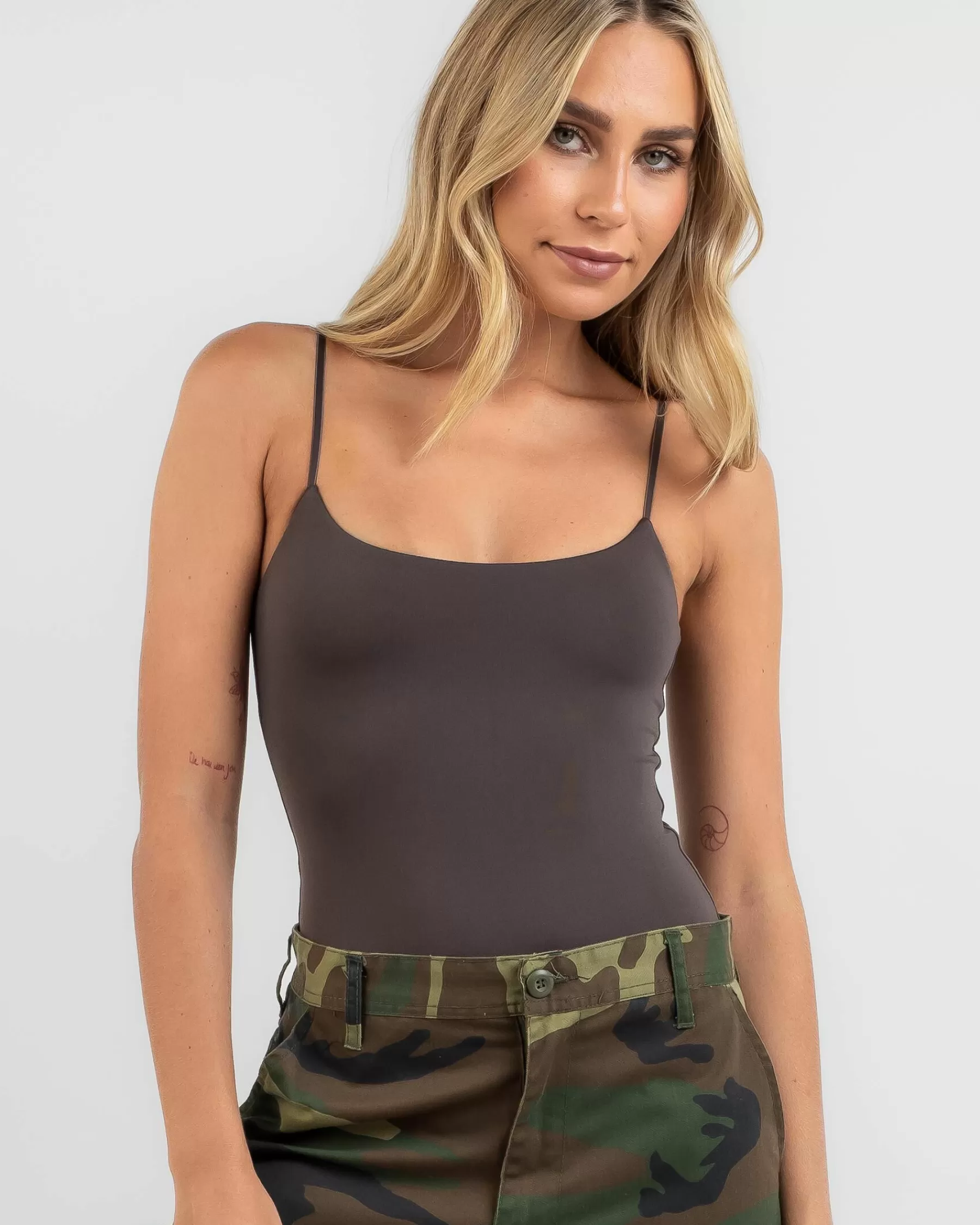 Attractive Basic Cami Bodysuit*Mooloola Cheap