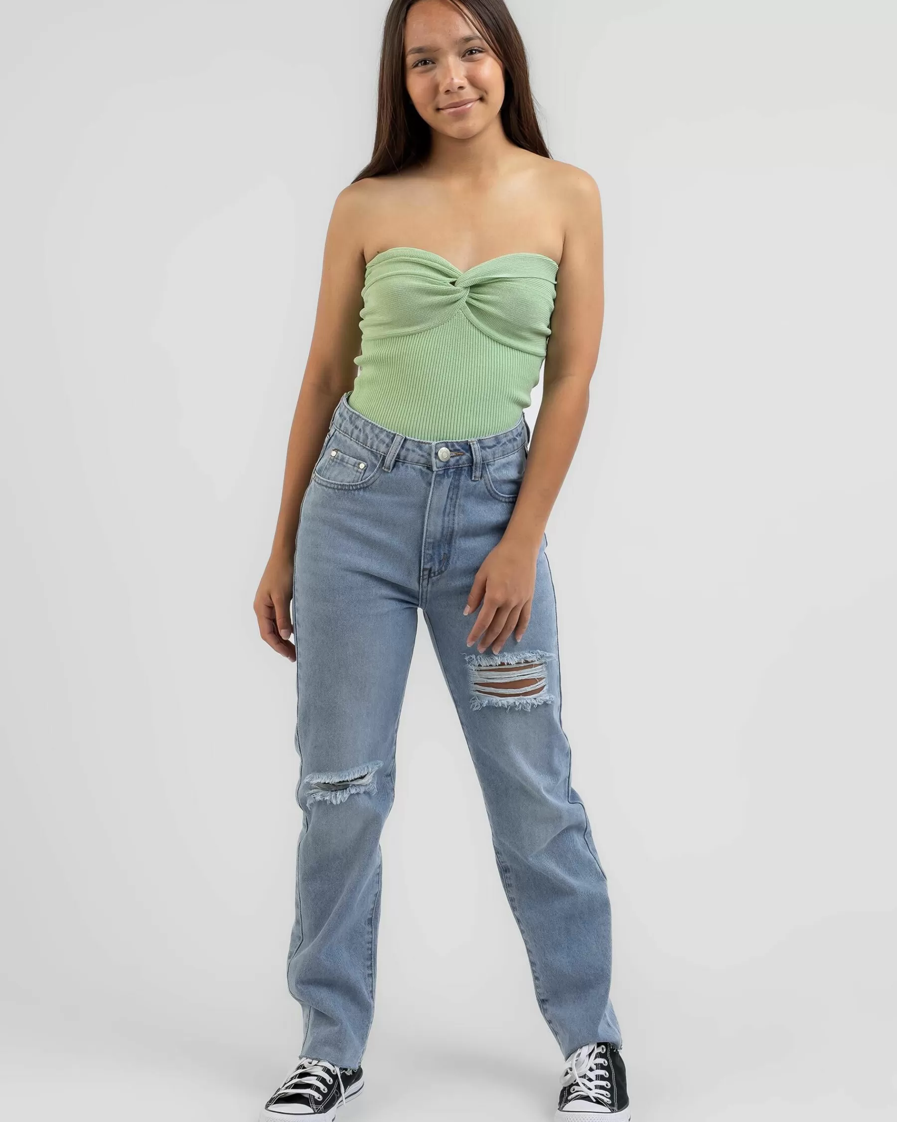 Attractive Girls' Bianca Knit Tube Top*Mooloola Store