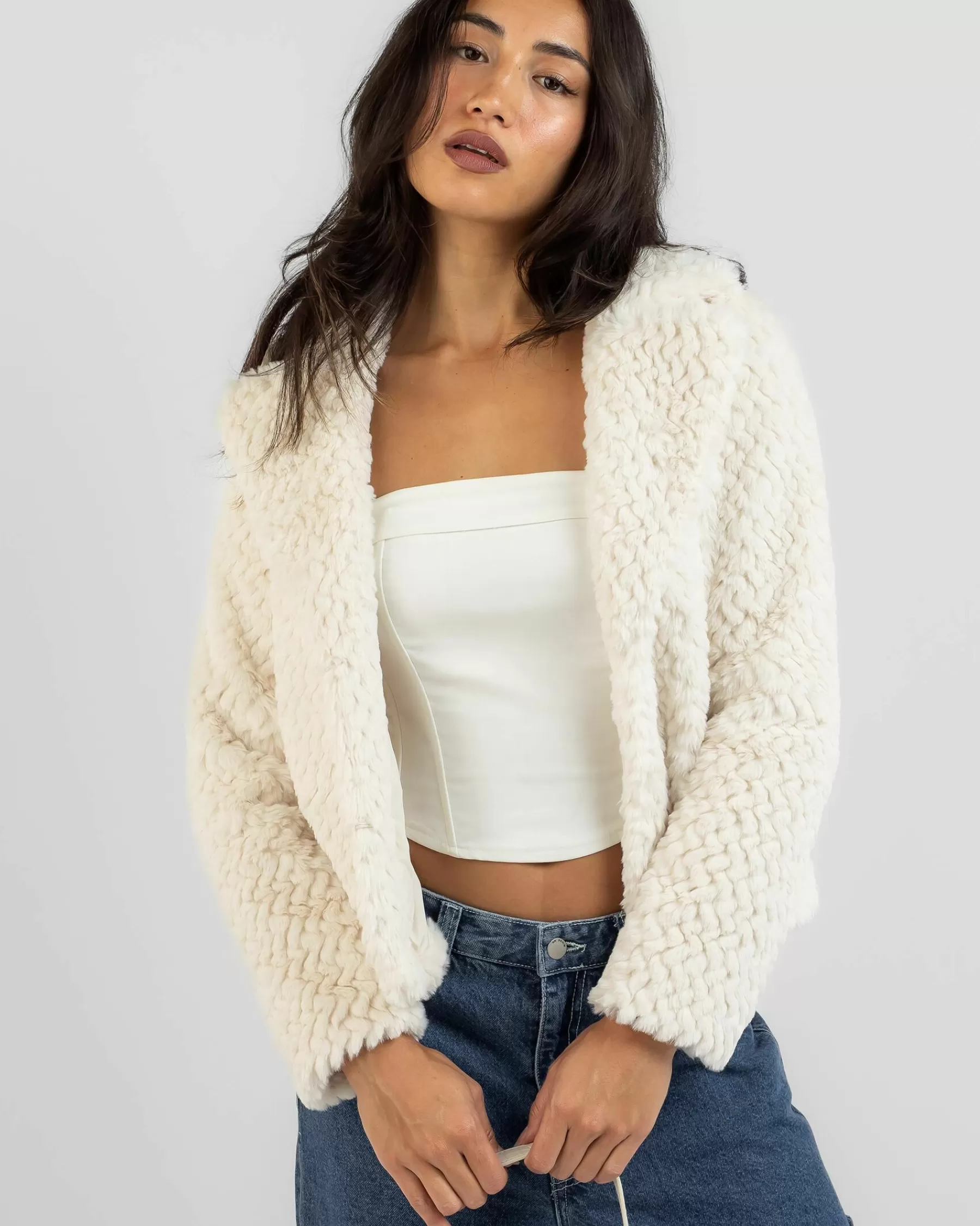 Best-Selling Bradshaw Faux Fur Jacket*Mooloola Outlet