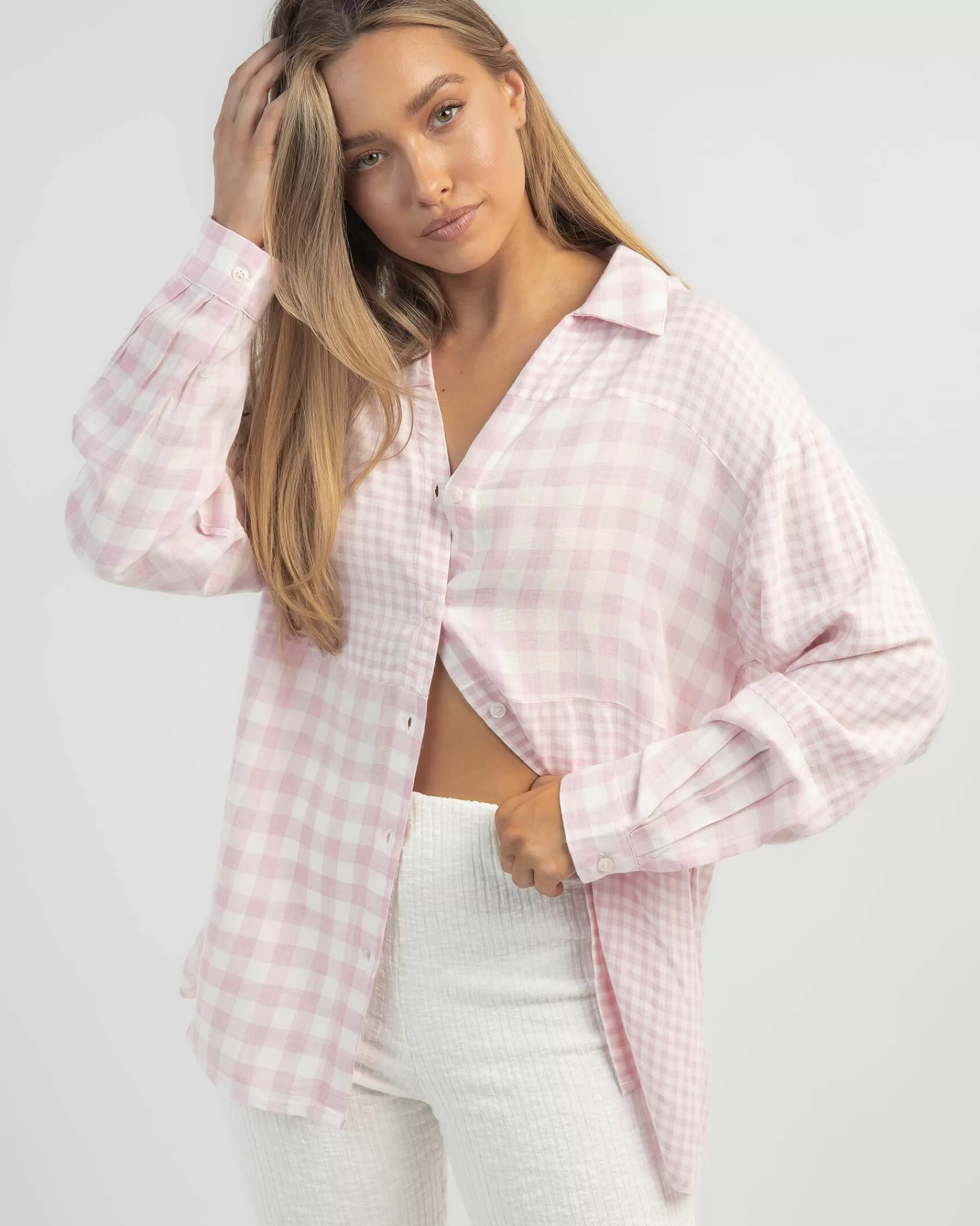 Clearance Sale Connecticut Check Long Sleeve Shirt*Mooloola Best