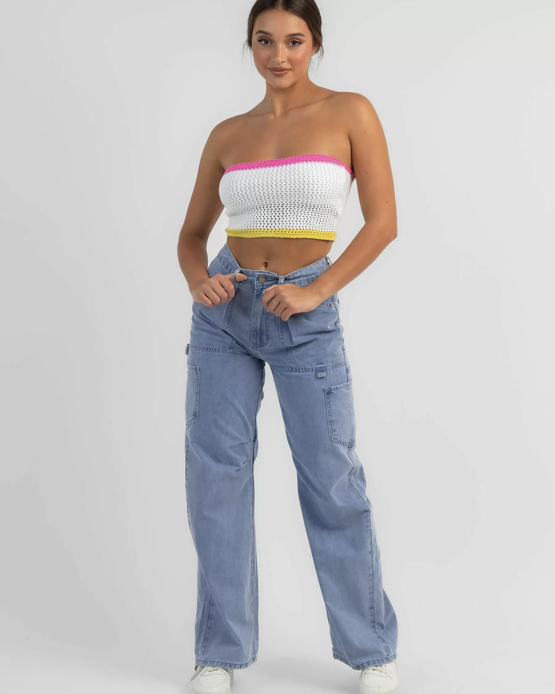 Closeout Sale Ariel Crochet Tube Top*Mooloola Online