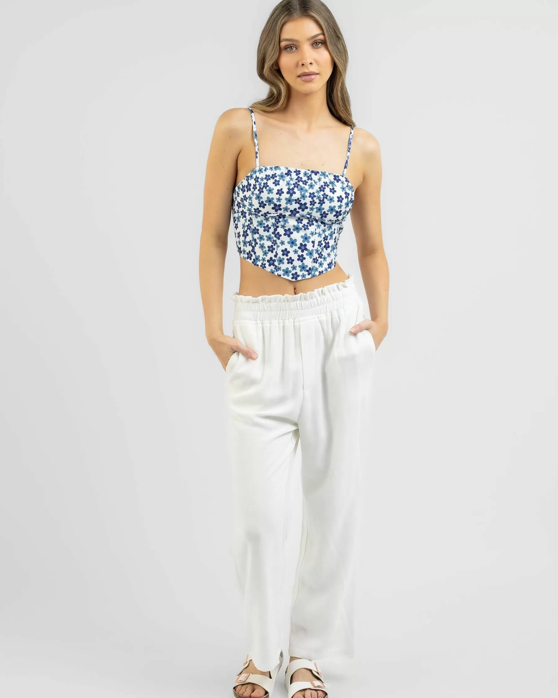 Closeout Sale Birthday Flowers Corset Top*Mooloola Cheap