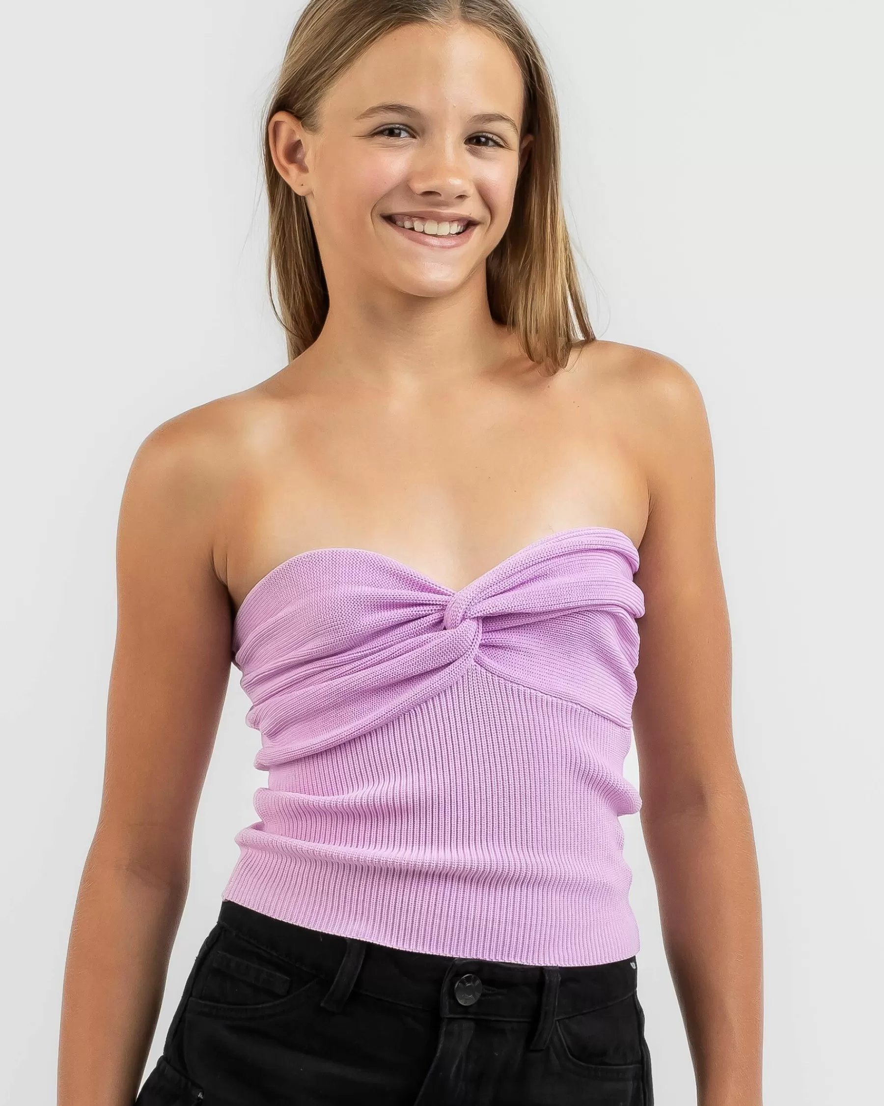 Excellent Girls' Bianca Knit Tube Top*Mooloola Flash Sale