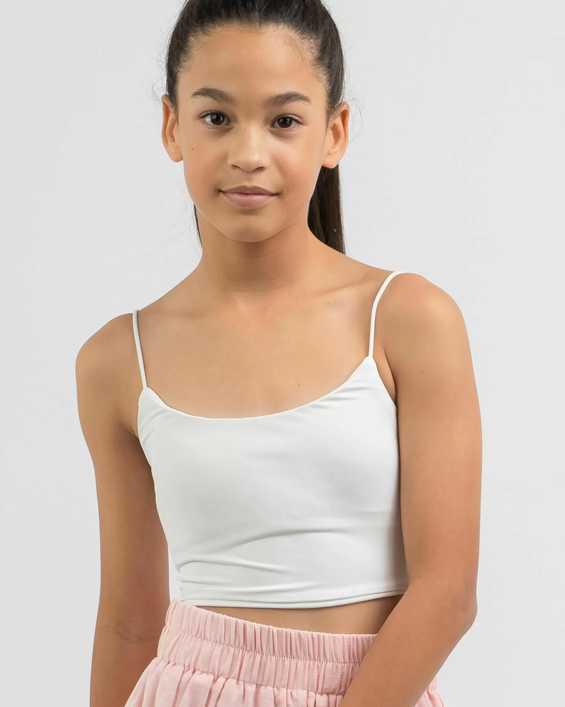 Excellent Quality Girls' Basic Crop Top*Mooloola Flash Sale