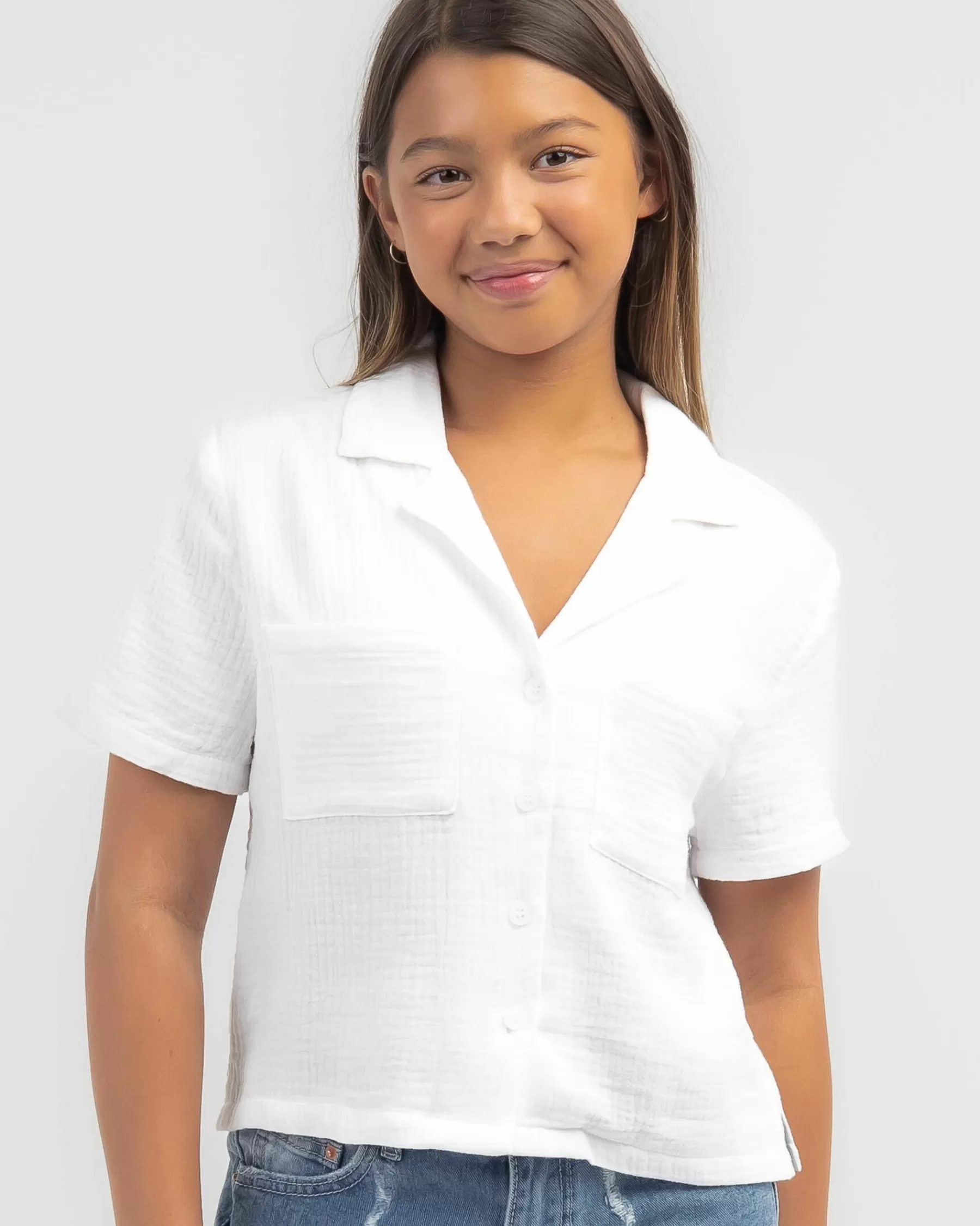 Exclusive Design Girls' Cabana Shirt*Mooloola Shop