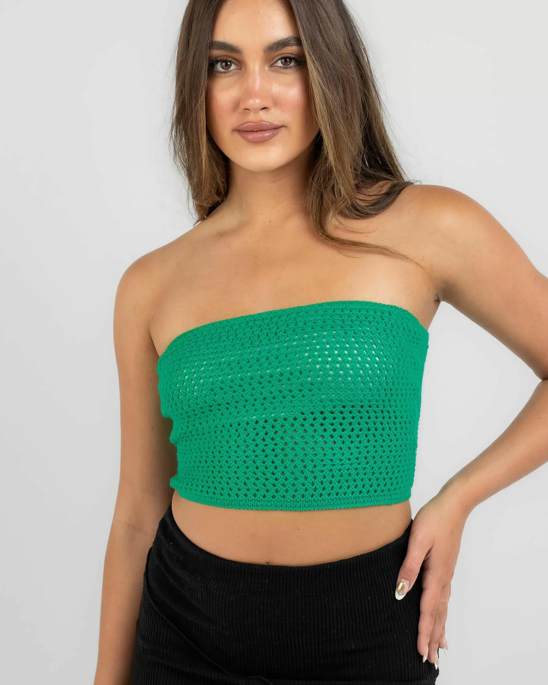 Fashion Ariel Crochet Tube Top*Mooloola Sale