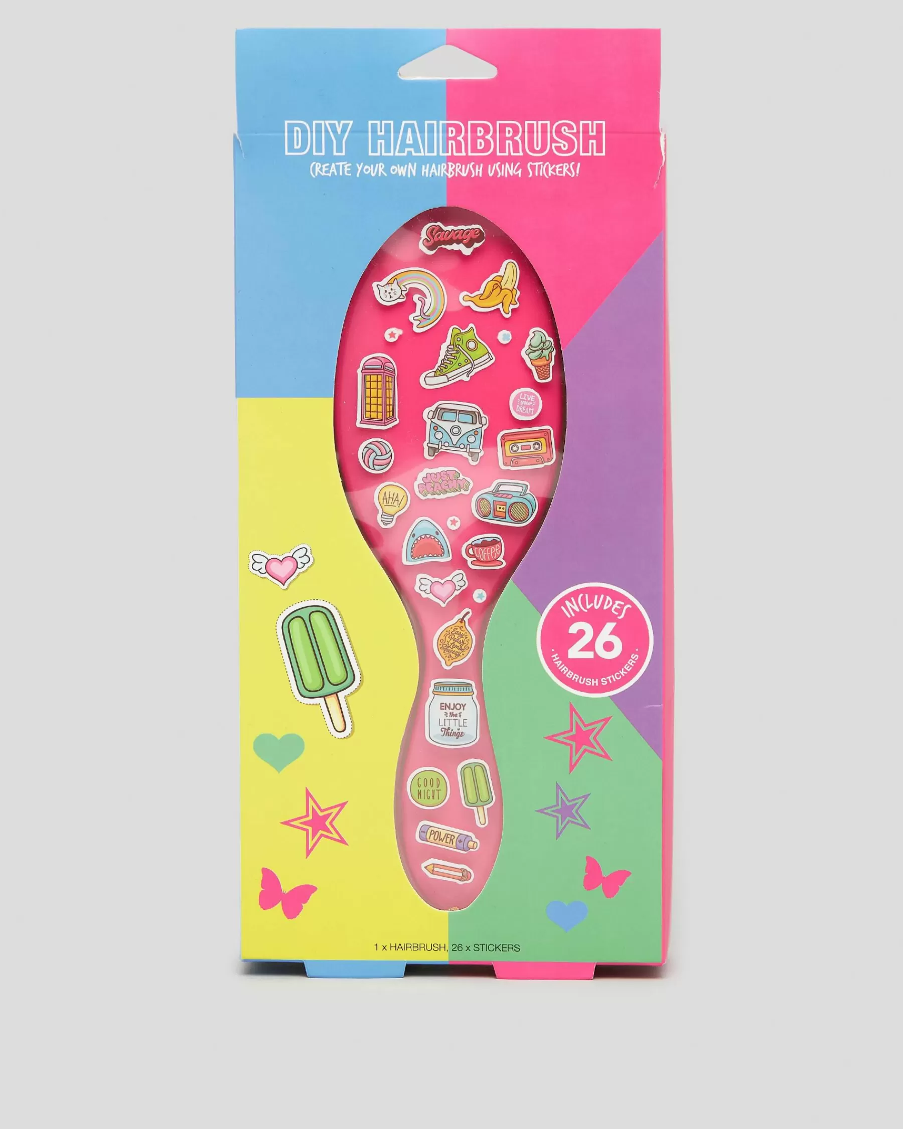 Fashion Neon Diy Sticker Brush Pack*Mooloola Outlet