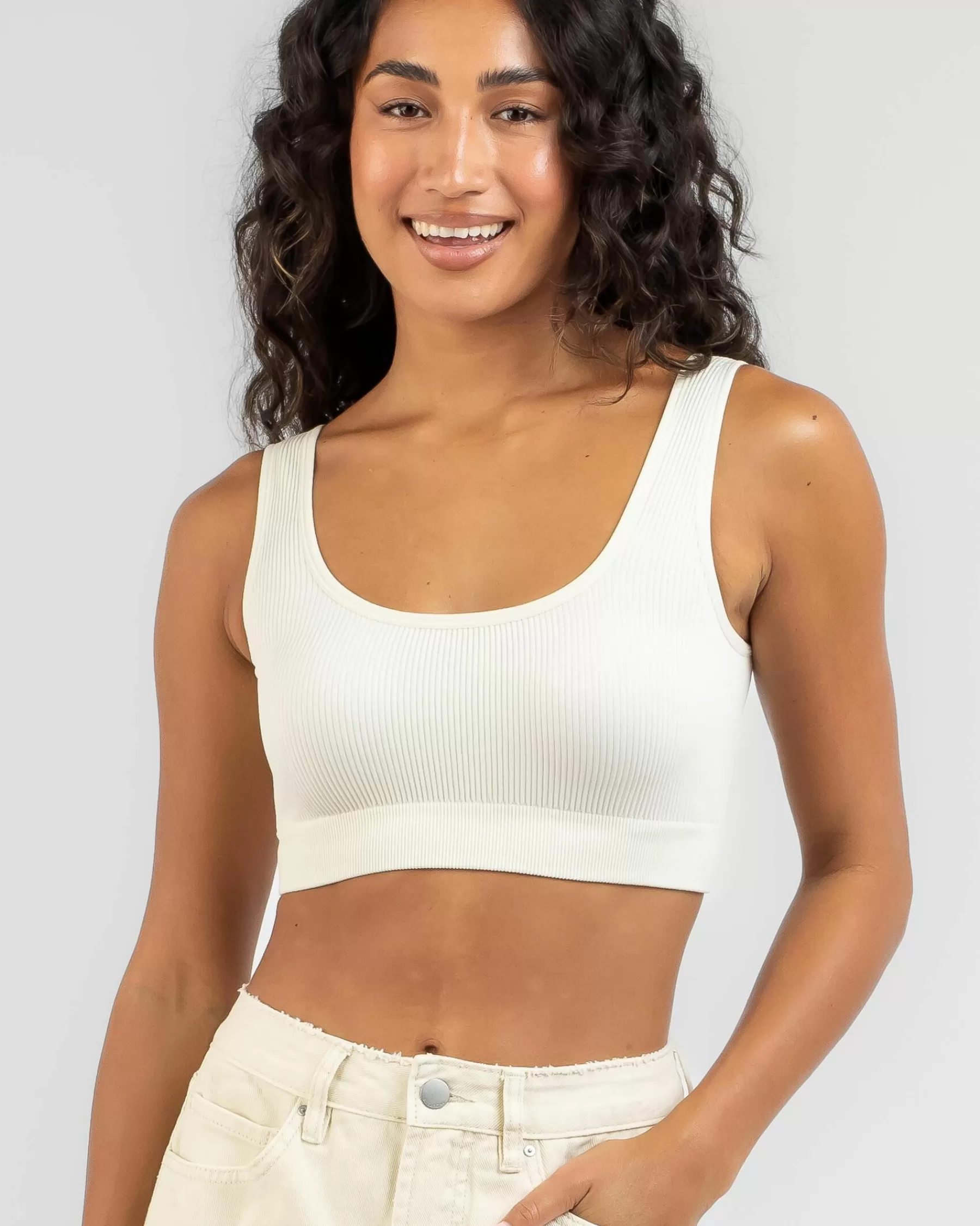 Gift Selection Basic Seamfree Crop Top*Mooloola Fashion