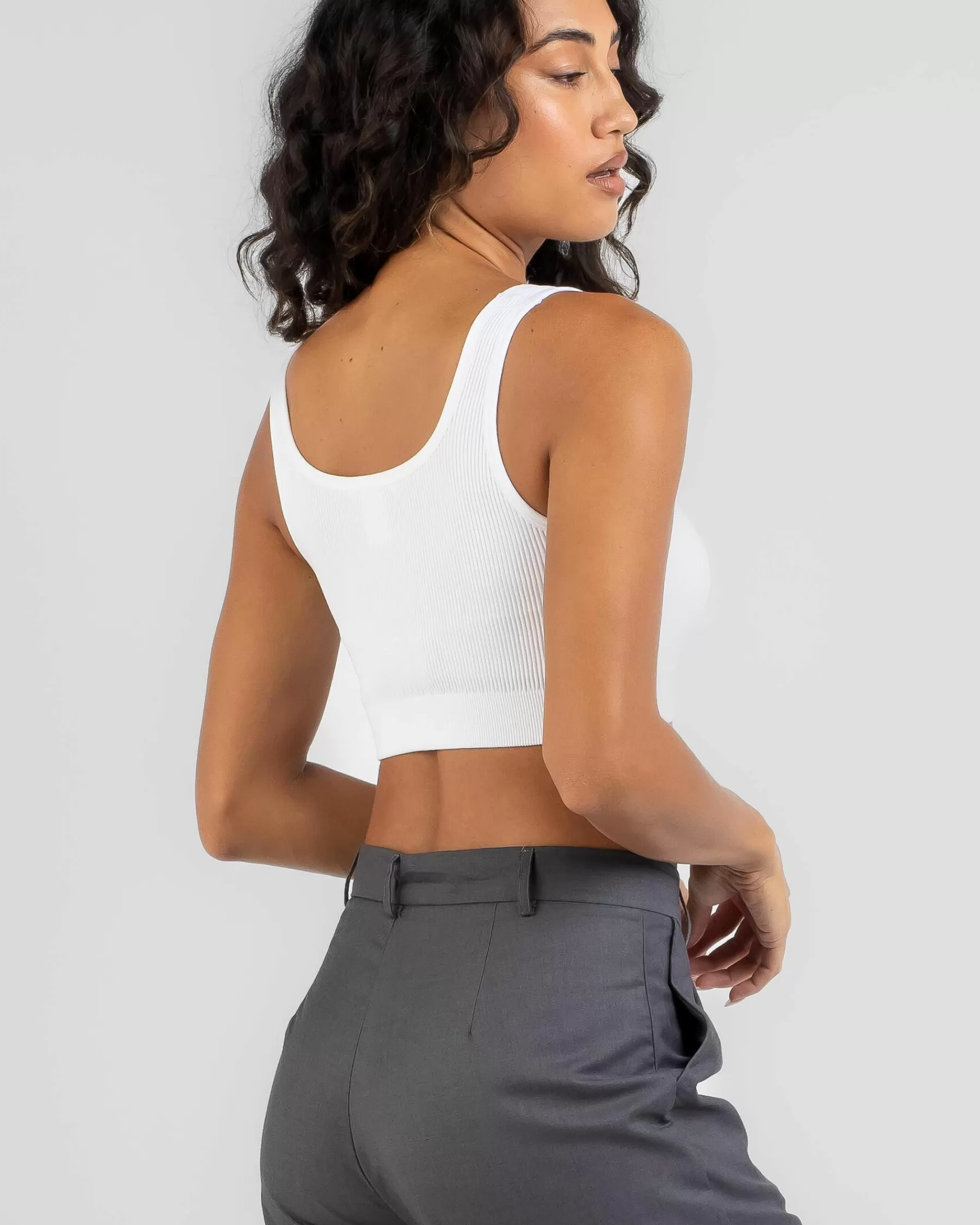 Gift Selection Basic Seamfree Crop Top*Mooloola Hot