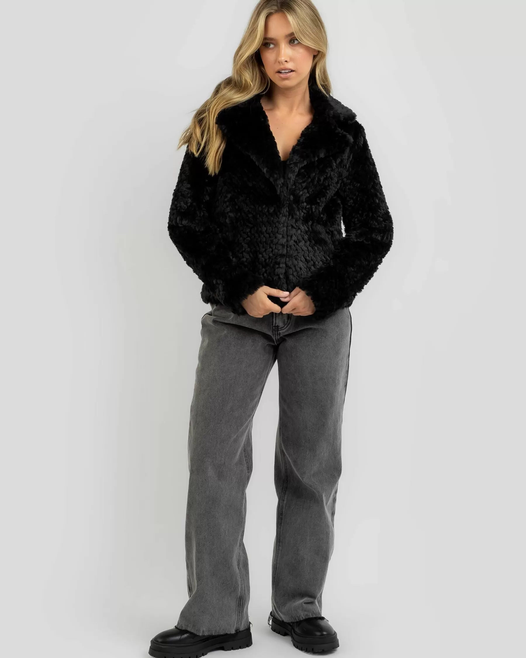 Gift Selection Bradshaw Faux Fur Jacket*Mooloola Best