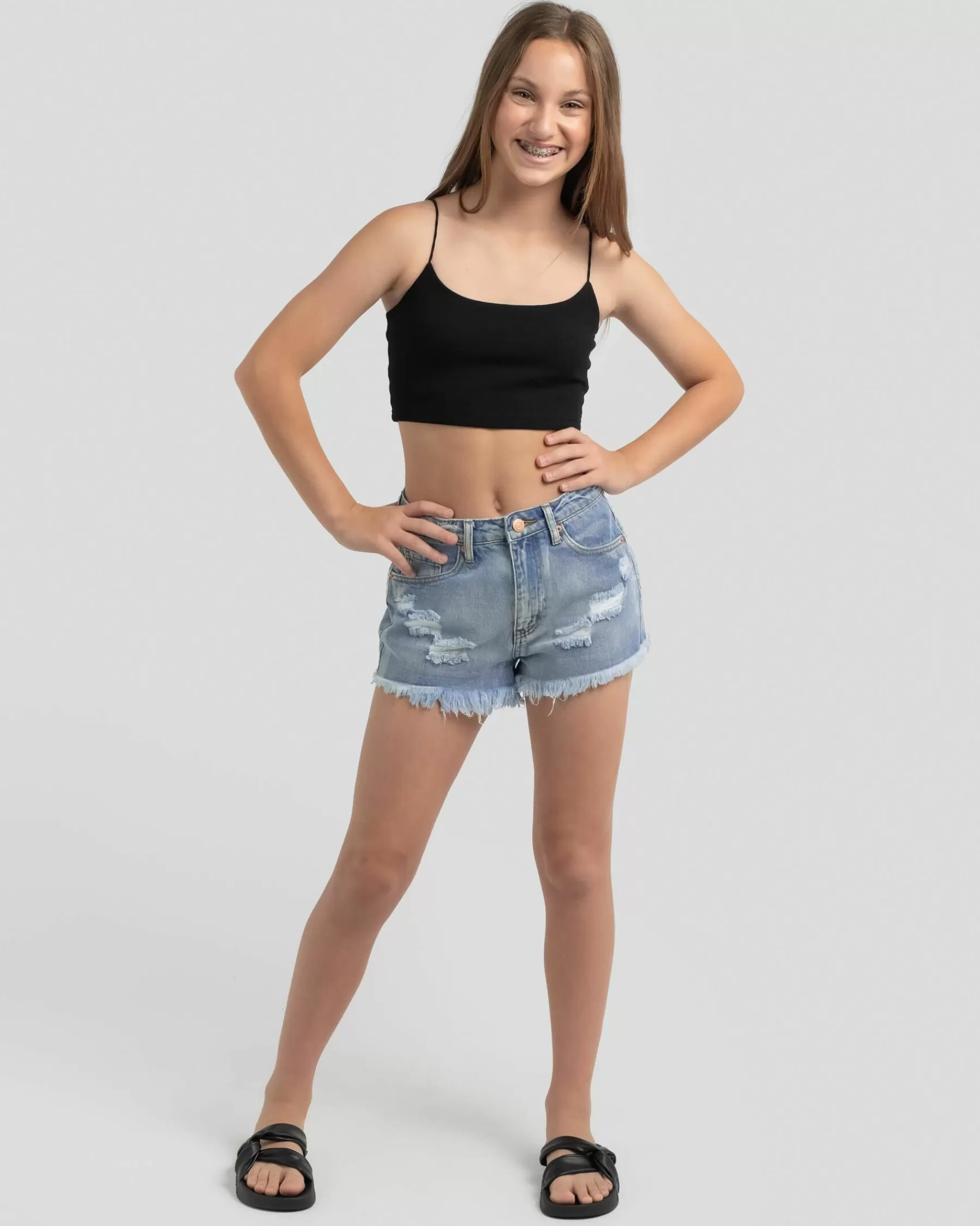 Latest Girls' Moss Crop Top*Mooloola Flash Sale