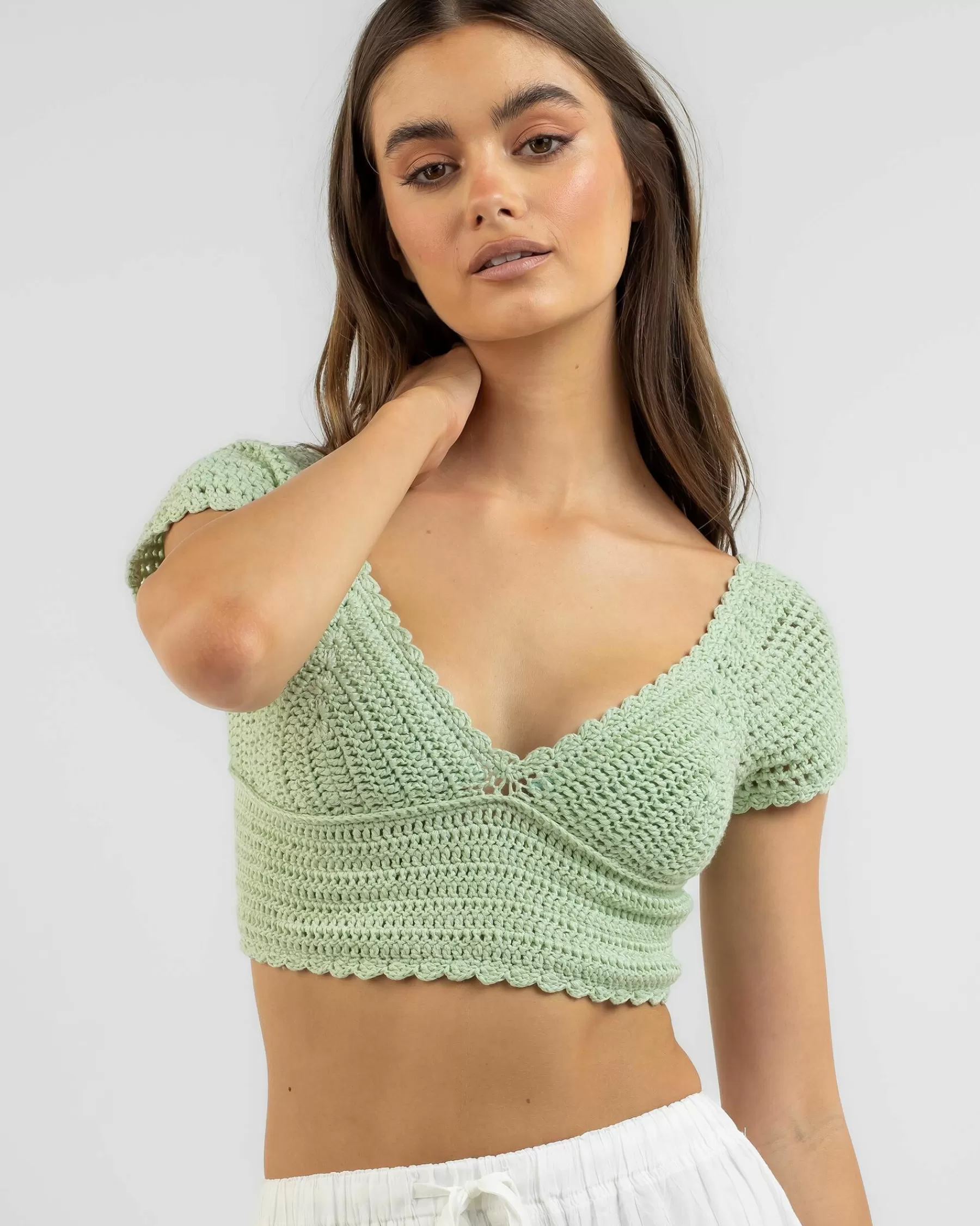 Latest Steph Crochet Top*Mooloola Discount