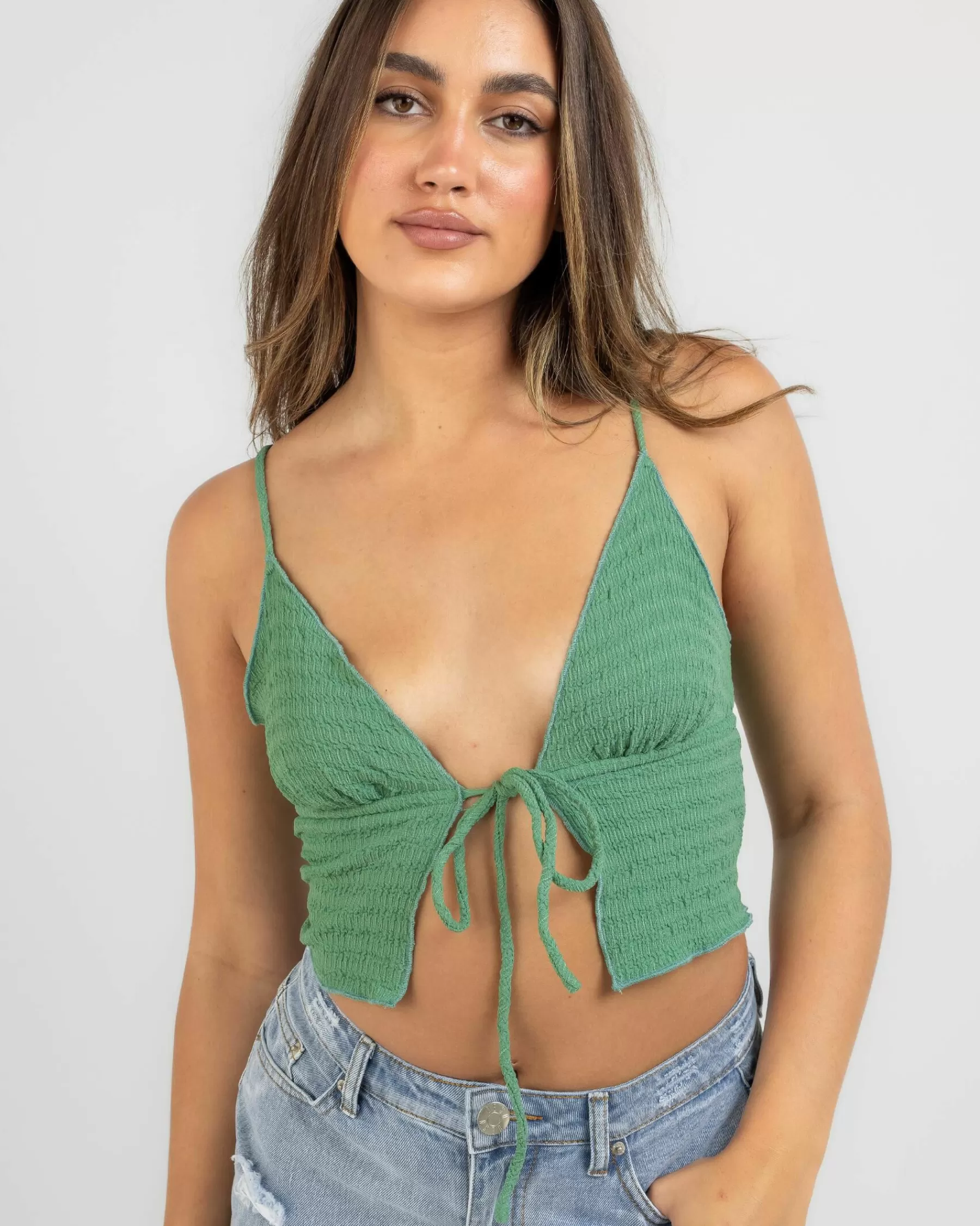 Latest Willow Tie Up Cami Top*Mooloola Best Sale