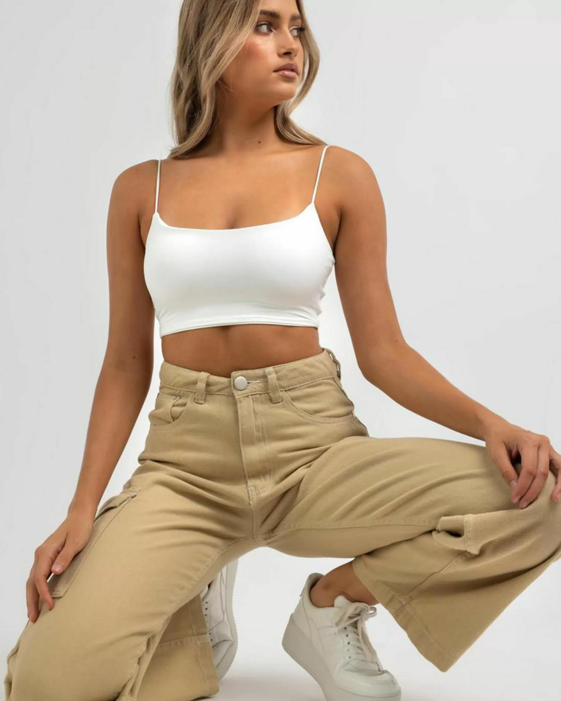 Lower Prices Basic Crop Top*Mooloola New