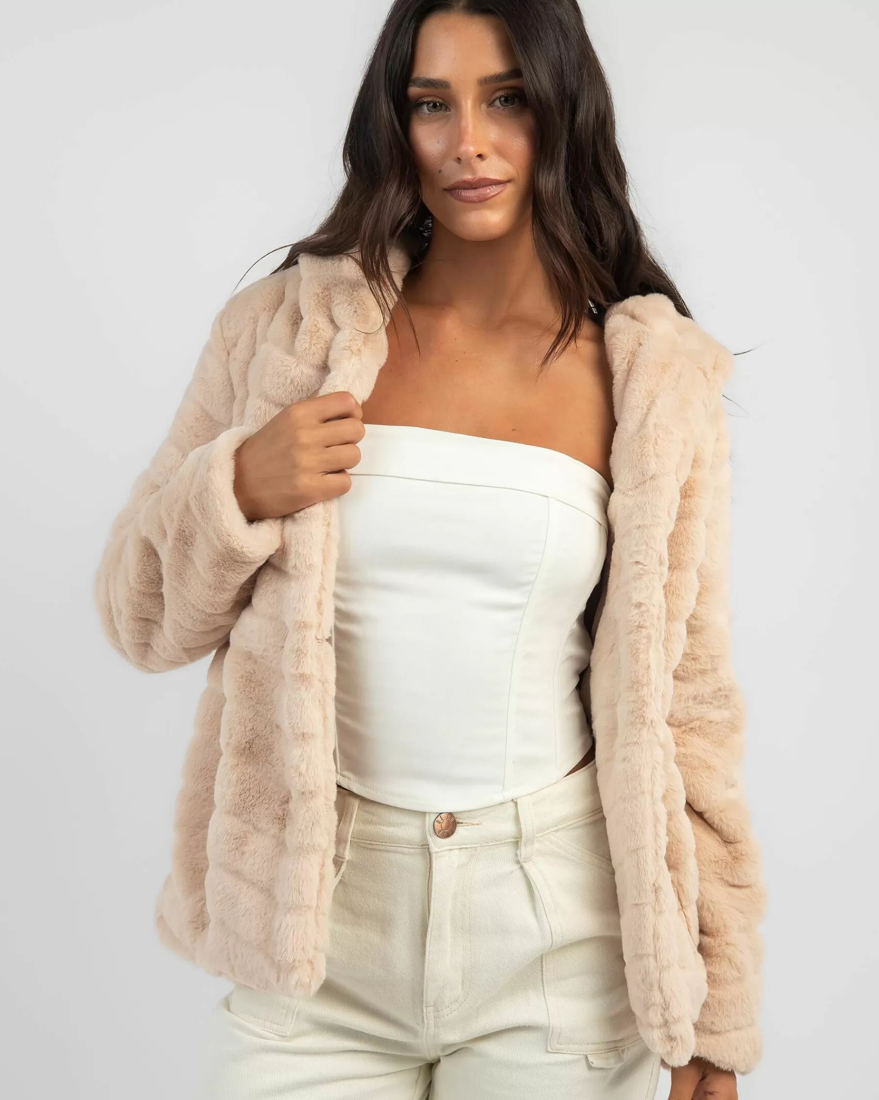 New Moulin Faux Fur Jacket*Mooloola Best