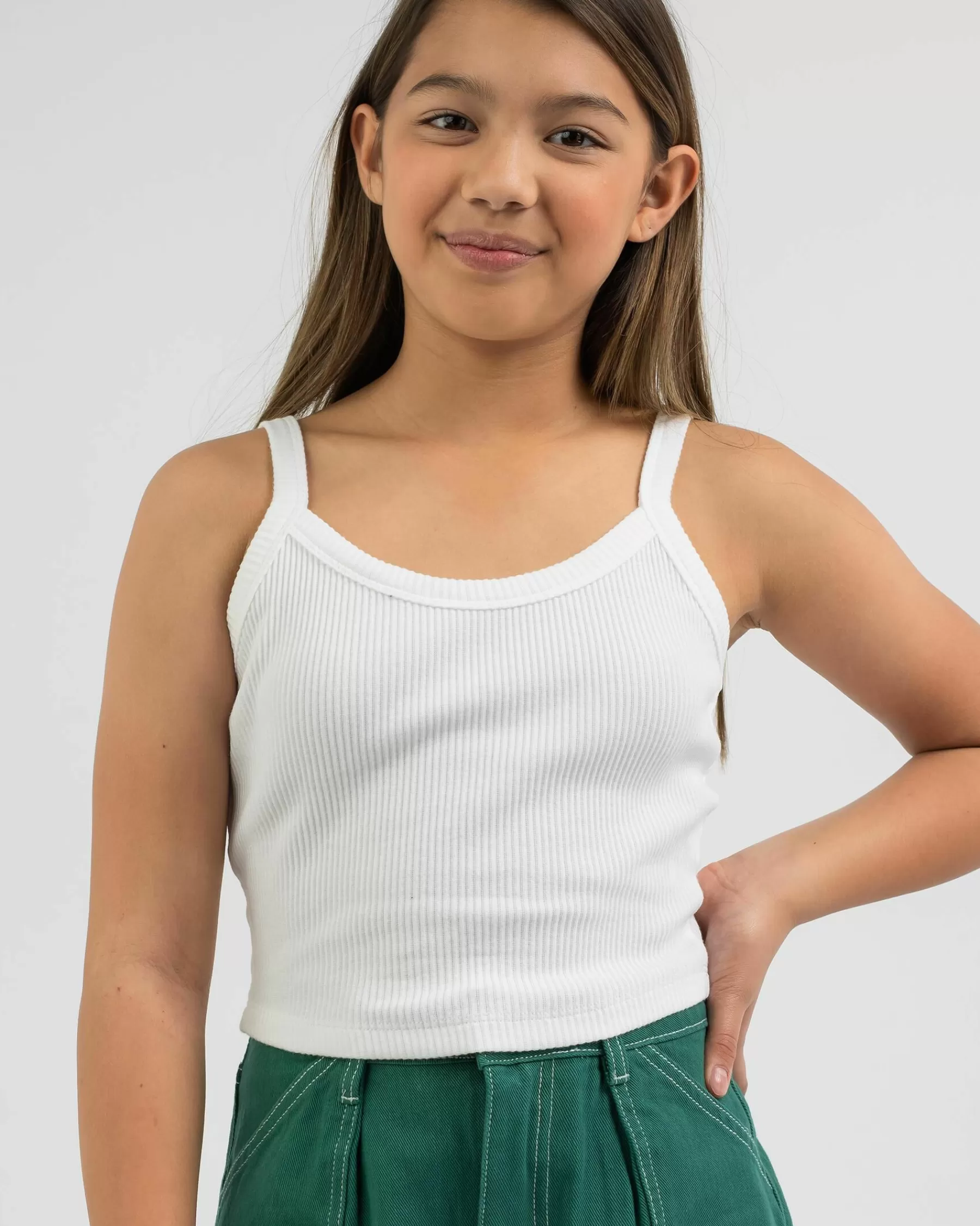 Online Girls' Basic Baby Tank Top*Mooloola Sale