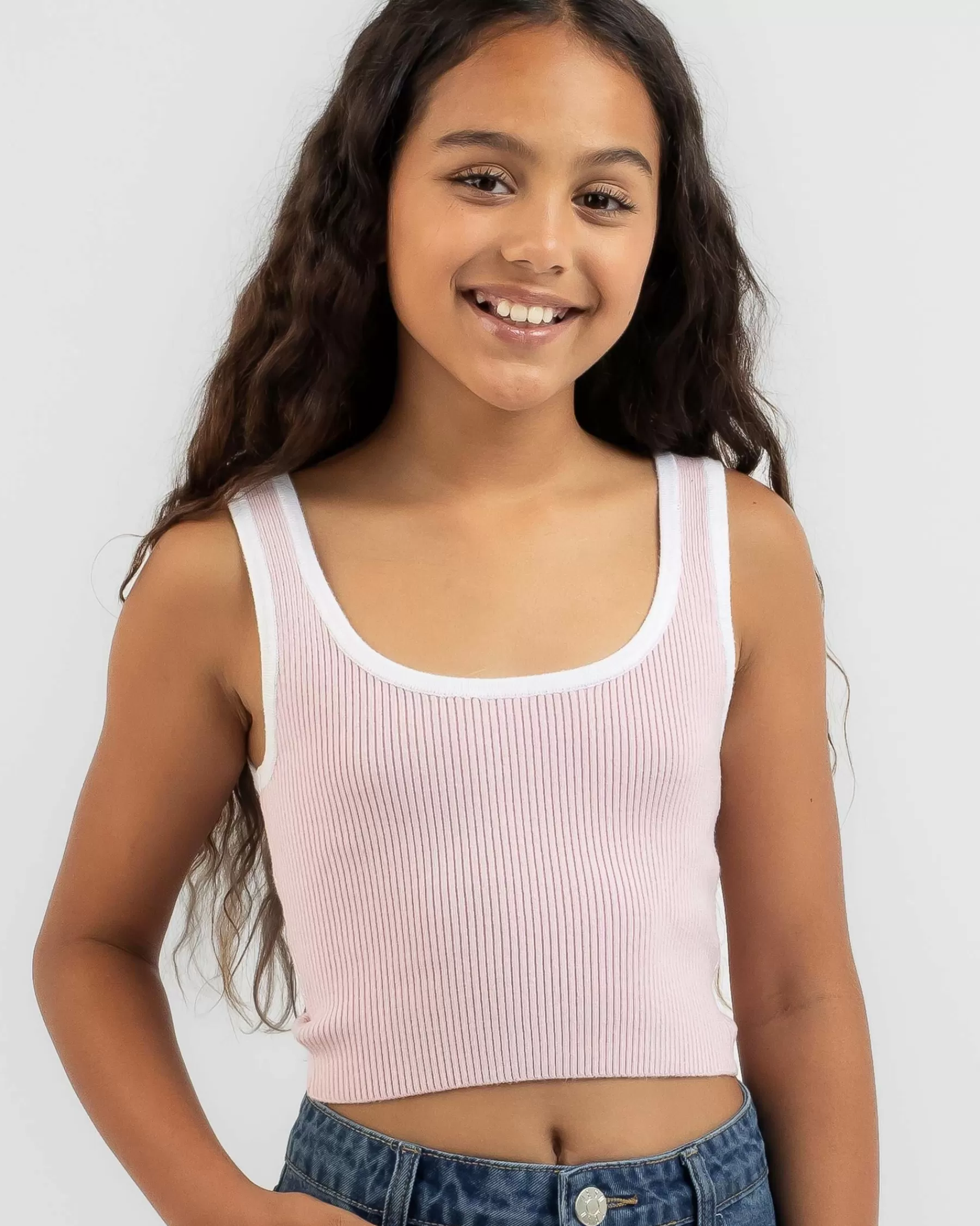 Online Girls' Basic Knit Top*Mooloola Best Sale