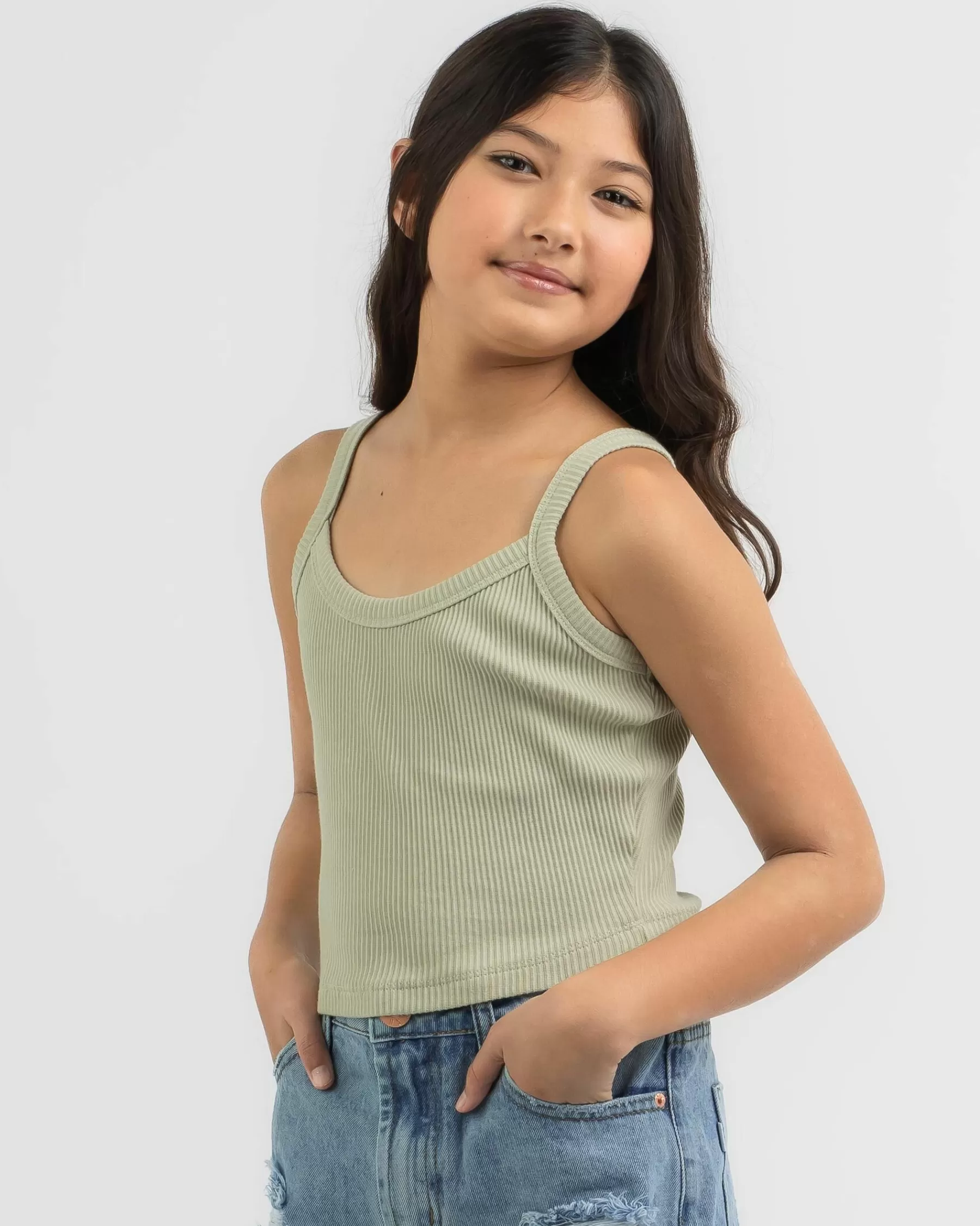 Original Girls' Basic Baby Tank Top*Mooloola Discount