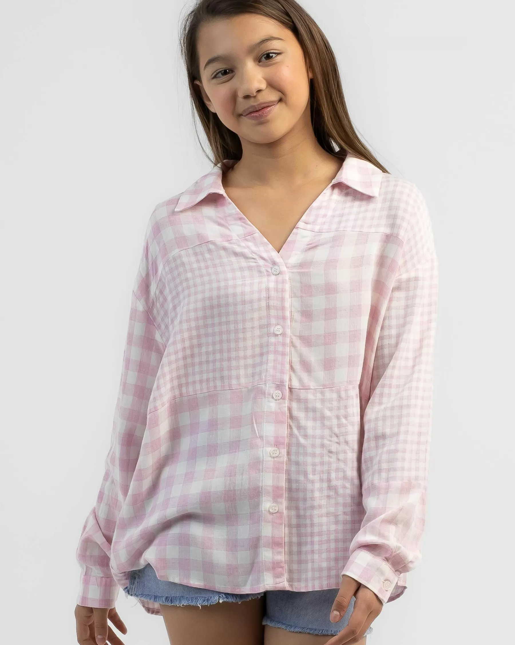 Promotions Girls' Connecticut Check Shirt*Mooloola Clearance