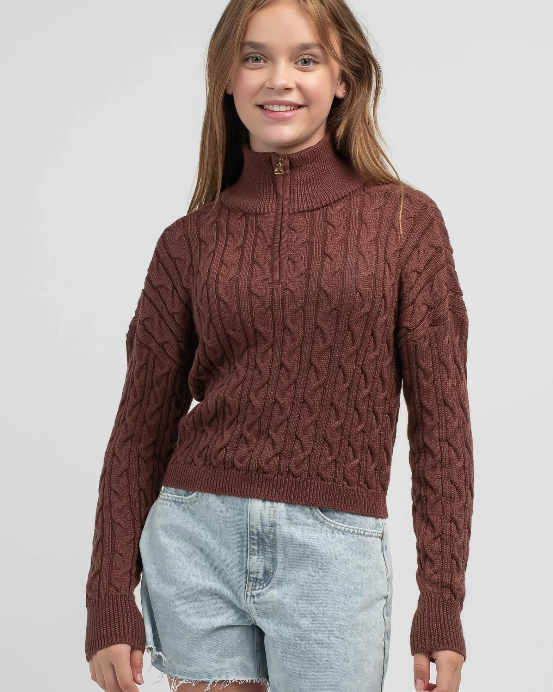 Reliable Quality Girls' Hamptons Knit Jumper*Mooloola Store