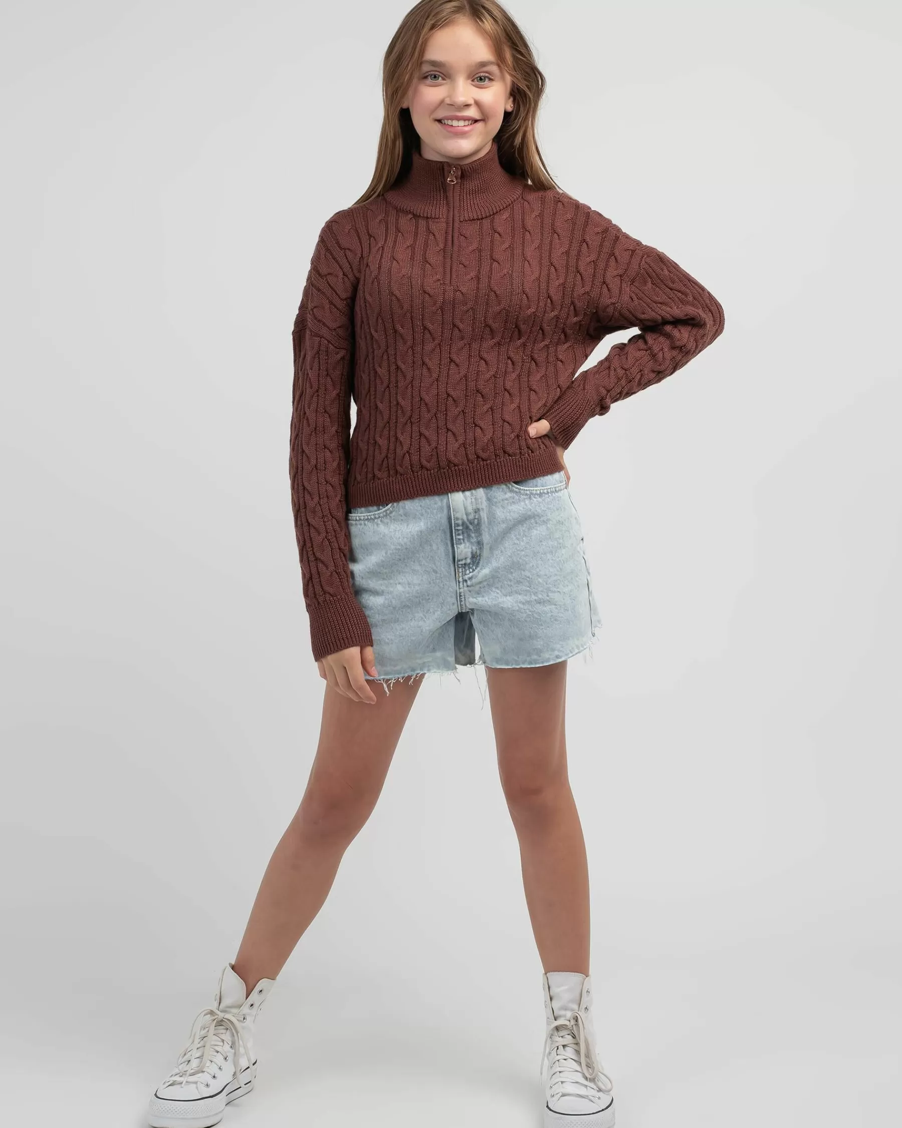 Reliable Quality Girls' Hamptons Knit Jumper*Mooloola Store