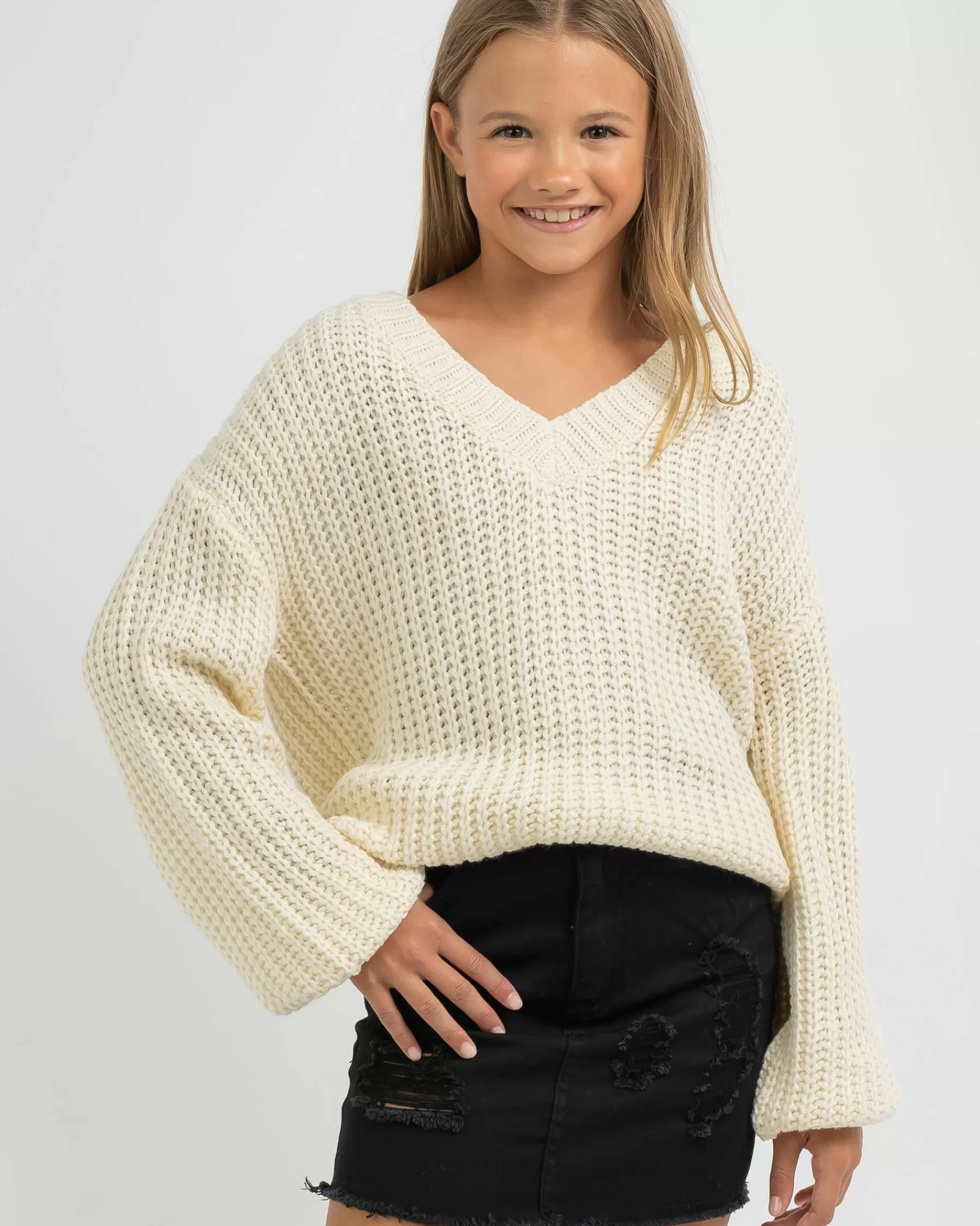 Top Sellers Girls' Whitehaven Knit Jumper*Mooloola New