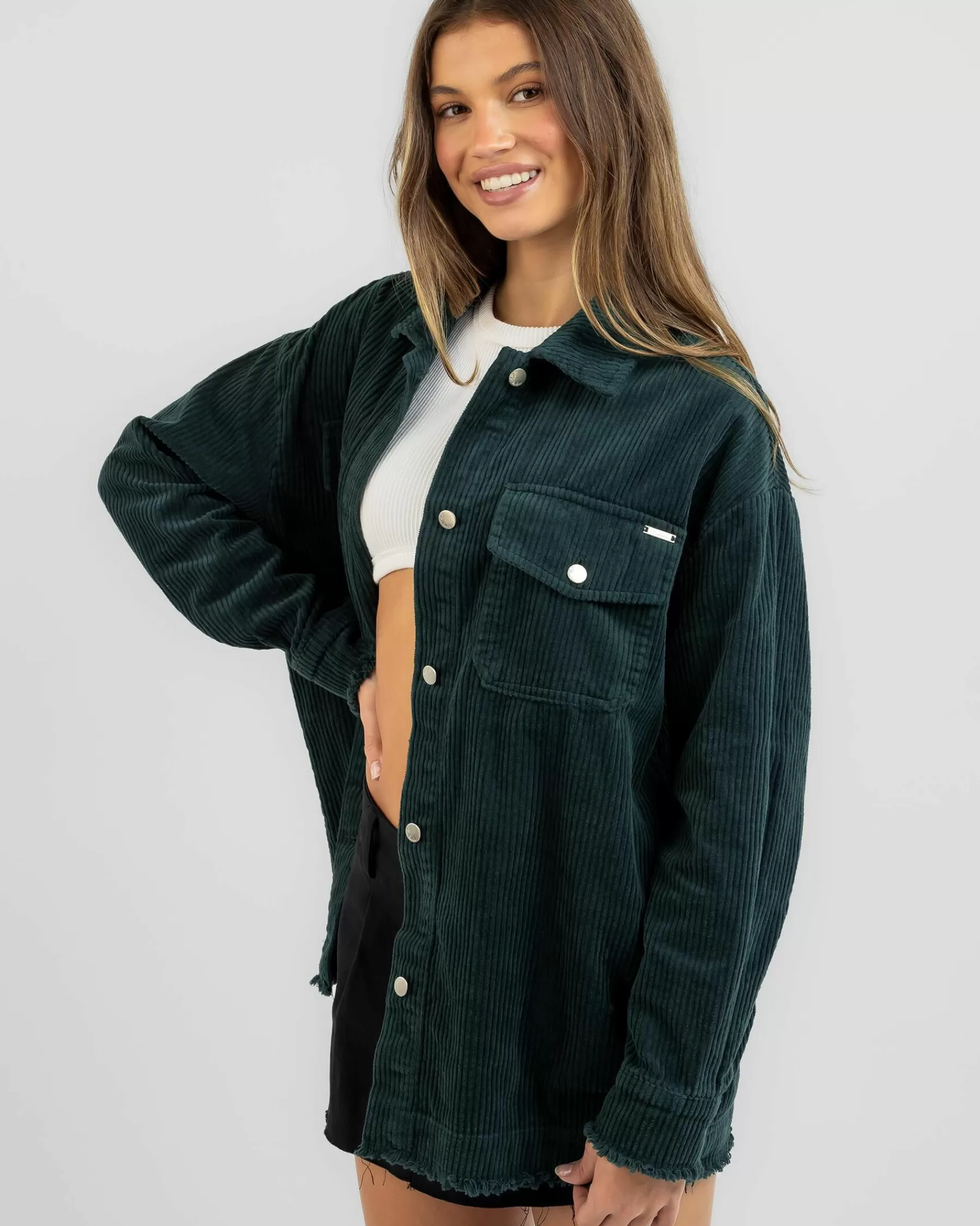 Top Sellers Taylor Cord Shacket*Mooloola Discount